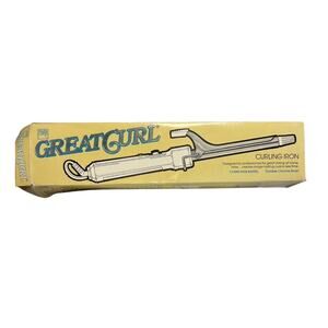 Vintage Helene Curtis Great Curl 13MM Curling Iron 60s 70s Retro NIP!